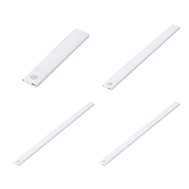 Sensor de movimiento Lámpara de gabinete Luz magnética ultrafina Muebles para el hogar (10 cm)