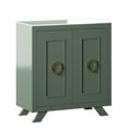 thumbnail image 2 of Twin Star Home Bar Cabinet with Stemware Rack, 2 of 6