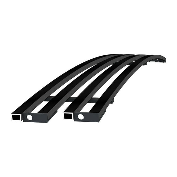 APS Compatible with GMC Sierra 1500 2500 HD 3500 2003-2006 & 07 Classic Style Lower Bumper Stainless Steel Black 8x6 Horizontal Billet Grille Insert G85473J