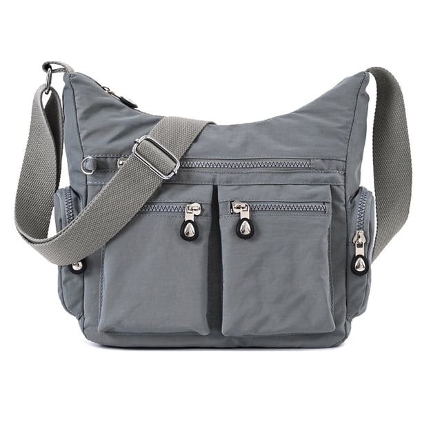 Bolso de tela de nailon, bolso de un solo hombro para mujer, bolso bandolera de tela de nailon para mujer