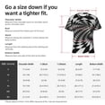 thumbnail image 4 of Bixox Men's 3D Vortex Illusion Printed Short Sleeve Skinny Athletic T-Shirt, 4 of 6