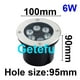 thumbnail image 3 of Foco LED para jardín subterráneo, 3 W, 5 W, 7 W, 10 W, 12 W, resistente al agua, IP67, para exteriores, empotrado en el suelo, iluminación de terraza exterior, 220 V CC, 12 V y 24 V, 3 of 5