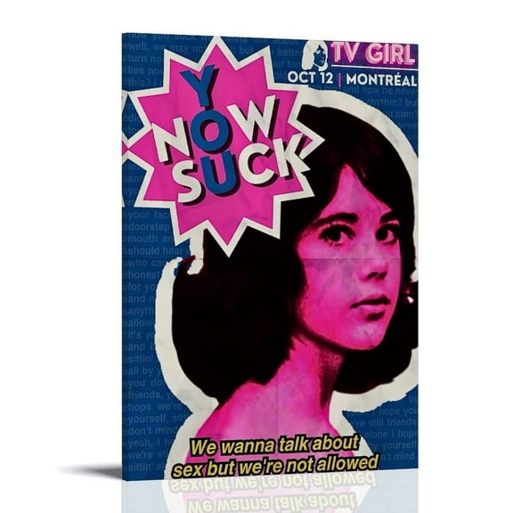 TV Poster Girl Poster Wall Art Decor Canvas Wall Posters For Room Aesthetic Unframed 12x18inch(30x45cm)