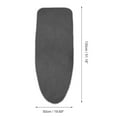 thumbnail image 4 of Unique Bargains 1 Pc Ironing Board Cover Solid Color Non Stick Ironing Cover Dark Gray, 4 of 5