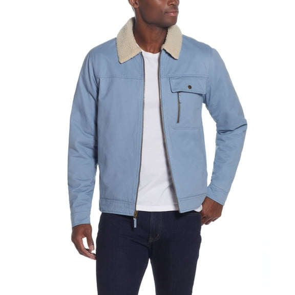 Weatherproof Vintage Men's Sherpa Lining Trucker Jacket - Moonlight, JACKET L