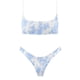 thumbnail image 1 of WILLBEST Trajes de Baño Mujer Dos Piezas Traje de Baño de Dos Piezas Triangular Plisado Sin Tirantes Sexy A La Moda Para Mujer, 1 of 5