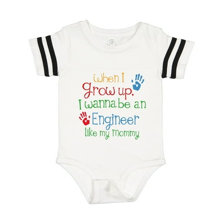 

Inktastic Engineer Like Mommy Gift Baby Boy or Baby Girl Bodysuit
