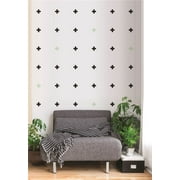 Wooden Cross And Iron Cross Wall Decal