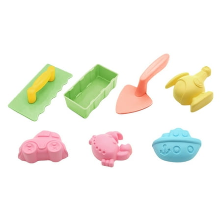 allshope Beach Sand Toys Set with Sandbox Vehicle, Sand Molds, Bucket, Sand Shovel Tool Kits, Sand Toys for Toddlers Kids Outdoor Play