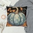 thumbnail image 2 of GOSMITH Fall Decor Pillow Covers Hello Fall Watercolor Blue Pumpkin Truck Pillows Decorative Thanksgiving Throw Pillows Pillowcase Autumn Farmhouse Decorations Cushion Case, 2 of 5