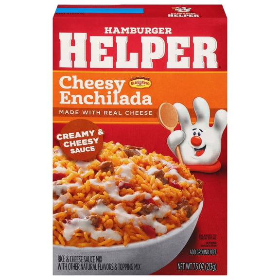 Pack of 4 Hamburger Helper Cheesy Enchilada - 7.5 oz - Package may vary