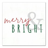 Creative Products Merry & Bright 16 x 16 Canvas Wall Art