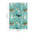 thumbnail image 3 of 4 Pcs Funny Kitchen Towels,Husky and Coffee Microfiber Dish Towels,Kitchen Tea Towels,Kitchen Towel Set (18" X 26"), 3 of 3