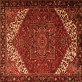 thumbnail image 1 of Ahgly Company Indoor Square Persian Orange Traditional Area Rugs, 8' Square, 1 of 1