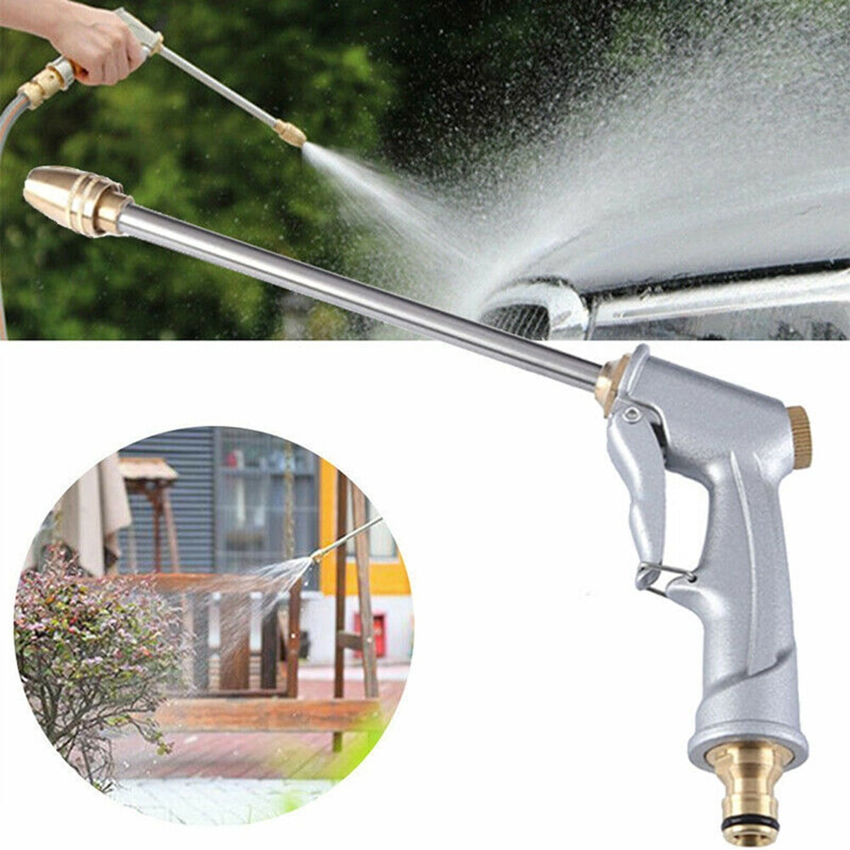 Durable Haute Pression Pistolet à eau Voiture Spray Nettoyeur haute pression et Tuyau Buses 