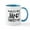 White/Blue Inside, variant on CafePress - Worlds Best Band Director Mug - 11 oz Ceramic Mug - Novelty Coffee Tea Cup