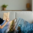 thumbnail image 3 of United States Soft Flannel Fleece Throw Blanket, Pier at Beach in Key West Florida USA Tropical Summer Paradise, Cozy Plush for Indoor and Outdoor Use, 50" x 70", Pale Blue Yellow Green, by Ambesonne, 3 of 5