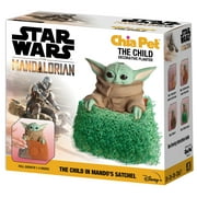 Chia Pet Baby Yoda Mando's Satchel (Star Wars Mandalorian) - Decorative Pot Easy to Do Fun to Grow Chia Seeds