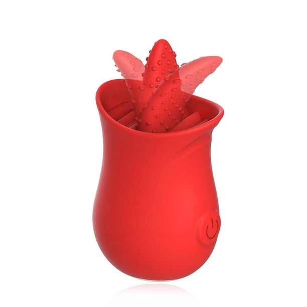 Juguete De Masaje Sexual Masaje De Succión Con Vibrador Múltiple Para Lamer La Lengua Para El Placer De La Mujer Kearding XX000557-01