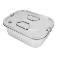 thumbnail image 1 of Contenedor De Almuerzo De Acero Inoxidable 304, Cajas De Metal Con Clips Bloquebles A Prueba De Fugas, Contenedor De Almuerzo Aislado De Gran, 1 of 7