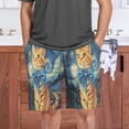 thumbnail image 7 of Relaxed fit printed pajama bottoms, sizes S to XXL A Sad Little Cat, 7 of 7