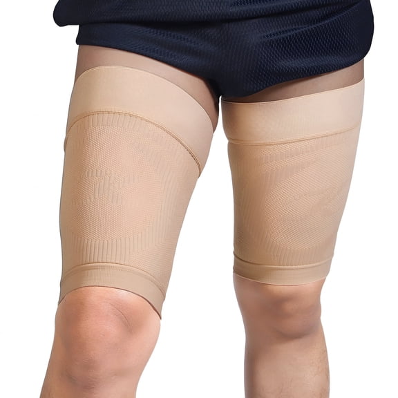 Thigh Compression Sleeves (Pair) for Women&Men,For Running,Gym,Workout,Sports,Recovery,Fitness,Cycling
