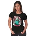 thumbnail image 4 of Xmas Merry Christmas Hot Cocoa Mug Womens Slim Fit Graphic Tee Brisco Brands S, 4 of 5