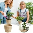 thumbnail image 2 of Flower Pot, Planter Basket With Plastic Liner Woven Storage Basket, Indoor And Outdoor Plant Flowerpot Baskets, Boho Decorative Plant Basket Plant Containers, 2 of 9