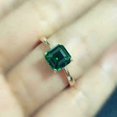 thumbnail image 2 of Certified Natural Green Emerald 925 Sterling Silver Handmade Ring Gift Free ship, 2 of 4