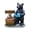 Black-bear, variant on Aukfa Outdoor Gorilla Garden Statue with Planter, Resin Monkey Planter Sculpture with Flower Detail for Yard, Lawn, Patio, Porch Decor, Weather-Resistant Garden Ornament