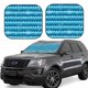 thumbnail image 1 of Fotbe Pearlescent Scales Juego de 2 Piezas de Parasoles para Parabrisas | Bloqueador Solar para Auto | Accesorios Plegables para Protección Solar Interior-Medium, 1 of 6