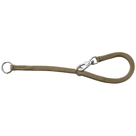 Resco American-Made Braided Snap Choke Collar for Dogs, 18", Fawn