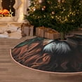 thumbnail image 6 of Kdxio Lion Forest Crown Print Christmas Tree Skirt Christmas Xmas Tree Skirts Mat for New Year Holiday Christmas Party Decorations-48", 6 of 7