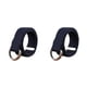 thumbnail image 3 of Jumpingount Cinturón de cintura Reemplazo unisex Inmarcesible Exquisito Fácil de combinar Doble anillo Ajustable Cinturones con estilo Cintura Azul oscuro 2piezas, 3 of 6