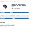 thumbnail image 2 of Mass Air Flow Sensor Assembly - Compatible with 1997 - 1999 Ford Taurus 1998, 2 of 2