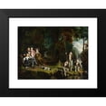 thumbnail image 2 of William Hamilton 14x12 Black Modern Framed Museum Art Print Titled - Alexander Masterton and His Wife and Children (1834), 2 of 5