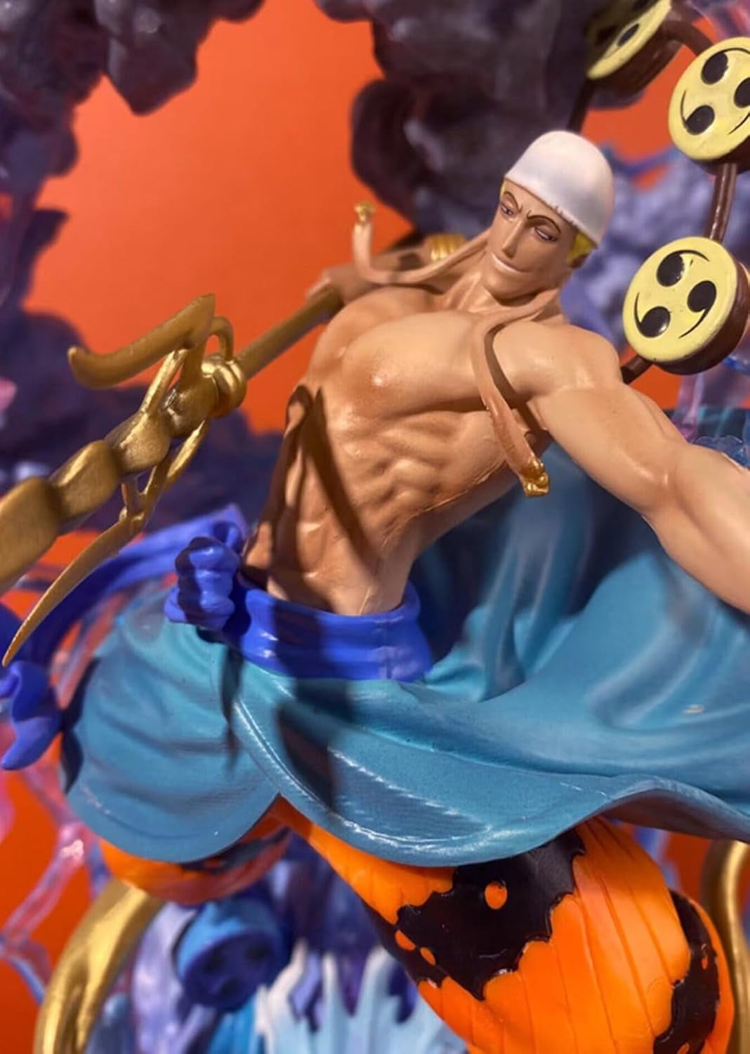 New Enel (combat Ver) Character Anime Model Statue Action Figures Desktop Ornament Popular Decorations Fan Souvenirs Creative Gift Collectable