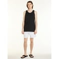 thumbnail image 2 of Reebok Men's & Big Men's Solid Logo Swim Trunks with Compression Liner and UPF 50+, 7" Inseam, Sizes S-2XL, 2 of 5