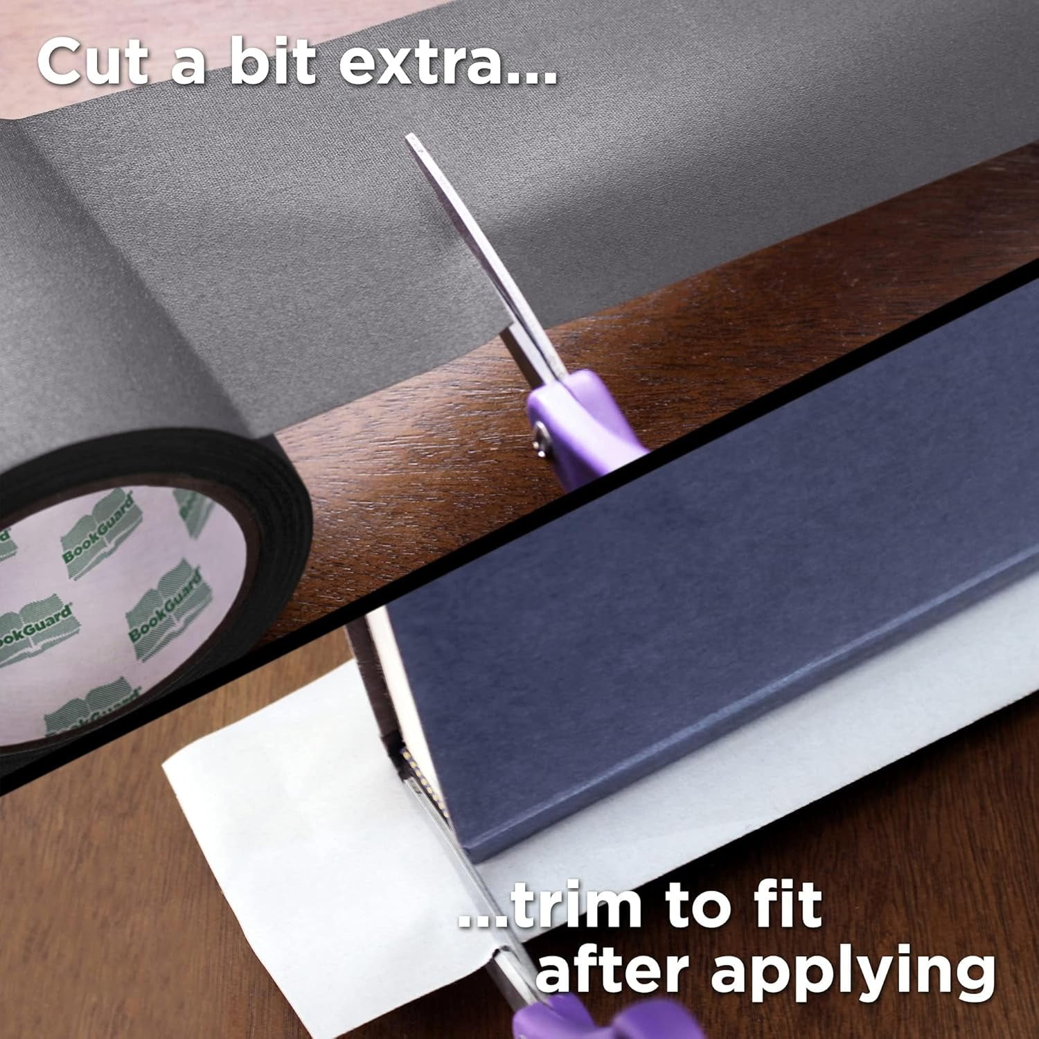 4 inch Premium Bookbinding Repair Cloth Tape, 15 Yard Roll, Gray