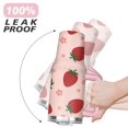 thumbnail image 6 of 40oz Cute Red Strawberry Stainless Steel Flip Straw Tumbler Spill Proof Travel Cup Double Wall Vacuum Insulated Coffee Mug with Top Handle, 6 of 6