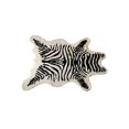 thumbnail image 1 of HomeRoots 317167 5.25 x 7.5 in. Cowhide Rug & Throw - Zebra Black White, 1 of 2
