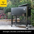 thumbnail image 3 of Permasteel 80-Qt Rolling Outdoor Cooler with Removable Basin, PS-223-BK, Black, 3 of 13
