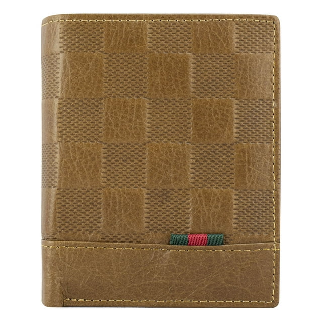 Cartera Para Caballero Camel Ajedrez Sintetico Eduardo Nueva Imagen