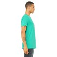 thumbnail image 3 of Bella Canvas Mens CVC Jersey Tee, M, Heather Sea Green, 3 of 3