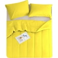 thumbnail image 4 of D.N.G. BEDDINGS 1 Piece Luxury Thicker Pattern Comforter, Premium Super Soft, 800 Thread Count, 100% Egyptian Cotton, Twin/Twin XL Size Yellow Solid Color, 4 of 6