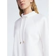 thumbnail image 4 of Scoop Women's and Women's Plus New Scubaknit Funnel Neck Sweatshirt, Sizes XS-4X, 4 of 5