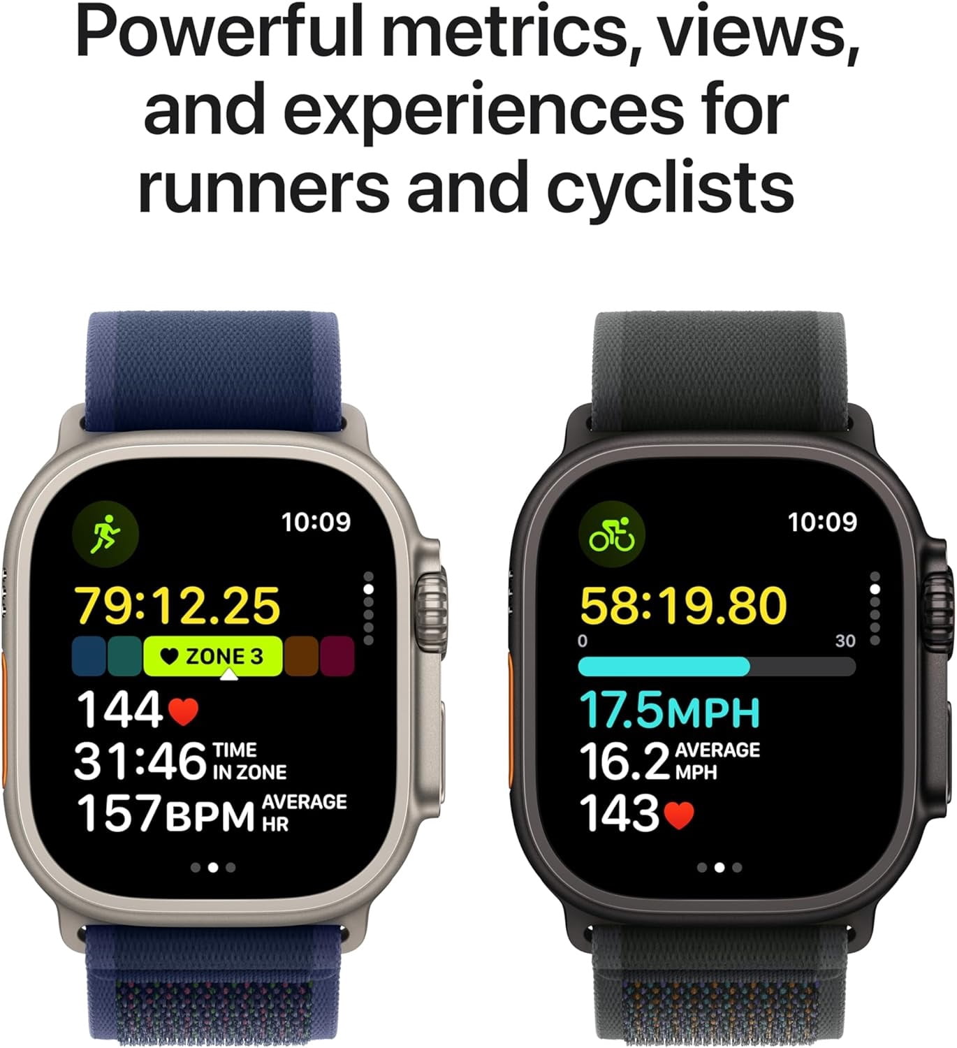 Apple Watch Ultra 2 49mm GPS + Cellular Black Titanium Case with Black Ocean Band, 1 Each