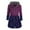 Purple, variant on IROINNID Women's Hooded Parka Coat Print Long Sleeve Warm Autumn And Winter Splicing Drawstring Suit Cardigan Coat Tops Windbreaker, Purple