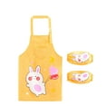 thumbnail image 2 of Dream Lifestyle 3Pcs/Set Children Aprons with Pocket,Cute Cartoon Animal Pattern Adjustable Kids Apron for Baking Painting, Great for Classroom Kitchen Community Event Crafts & Art Painting Activity, 2 of 8