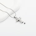 thumbnail image 5 of Cross Urn Pendant Memory Necklace for Cremation Ashes Holder Memorial Jewelry, 5 of 6